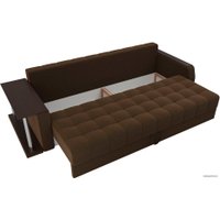 Диван Лига диванов Атлантида 102222 (микровельвет, коричневый)
