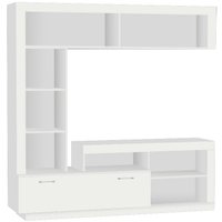 Стенка МДК ГТ4 центральный для гостиной 1704x1702x413 (белый)