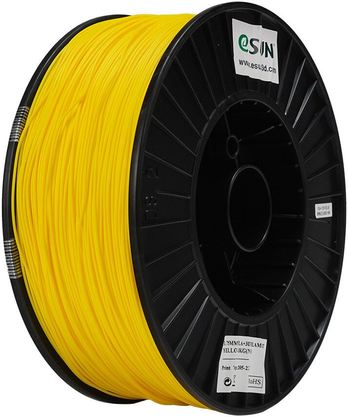 Филамент eSUN PLA+ PLA+175Y3B1 (1.75 мм, 3 кг, желтый)
