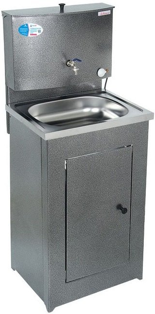 

Умывальник для дачи Акватекс AT-Silver (серебристый)