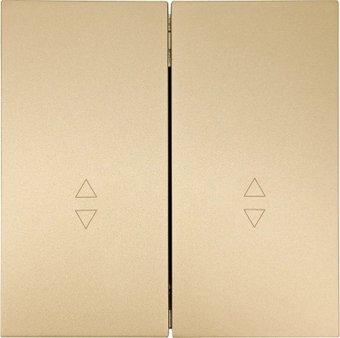 Выключатель проходной Lezard Zima 704-3688-106QC (золото)