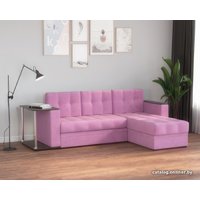 Угловой диван Мебель-АРС Атланта (сирень)