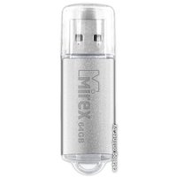 USB Flash Mirex Unit Silver 64GB [13600-FMUUSI64]