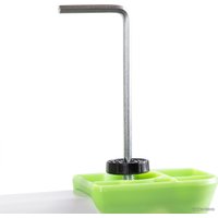 Парта Anatomica Avgusta + стул + выдвижной ящик + светильник + подставка (клен/зеленый)