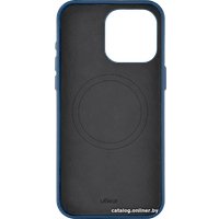 Чехол для телефона uBear Capital Leather для iPhone 15 Pro Max (темно-синий)