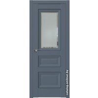 Межкомнатная дверь ProfilDoors 2.94U L 80x200 (антрацит, стекло square матовое)