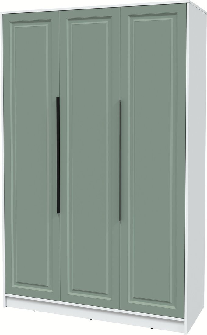 

Шкаф распашной Интерлиния Концепт КТ-Ш3 Деко (белый платинум/мята)