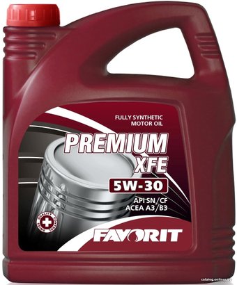 Моторное масло Favorit Premium XFE 5W-30 5л