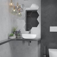 Умывальник Lauter 21836A + клапан 21190W + сифон 21635W (белый матовый)