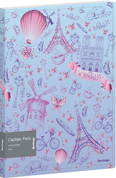 

Папка для бумаг Berlingo Capitals. Paris RB4_4D401