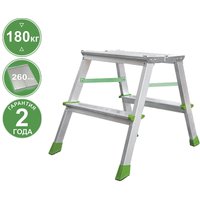 Лестница-стремянка Новая высота NV 212 с увеличенной площадкой 2x2 ступени