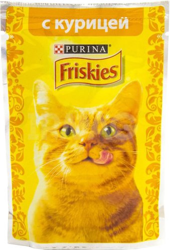 Пресервы Friskies с курицей в подливе 0.085 кг