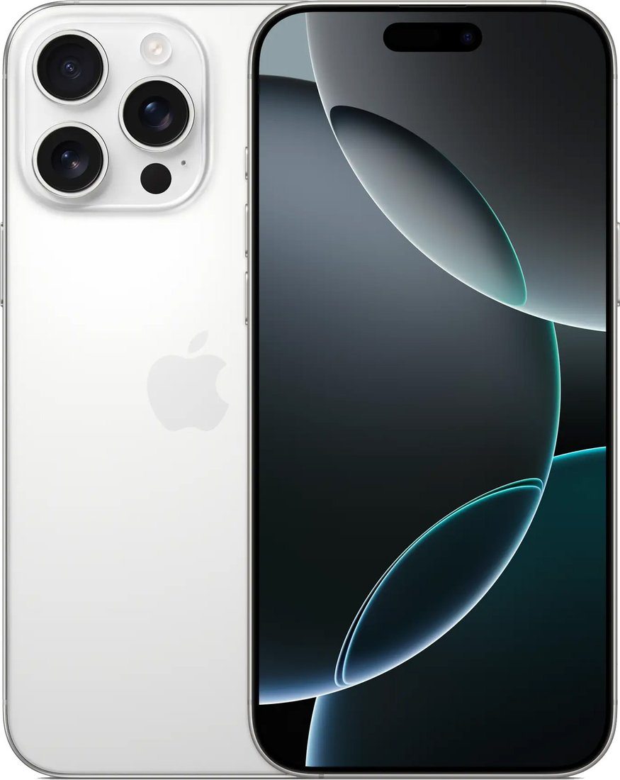 Телефон Apple iPhone 16 Pro Max Dual SIM 1TB (белый титан)