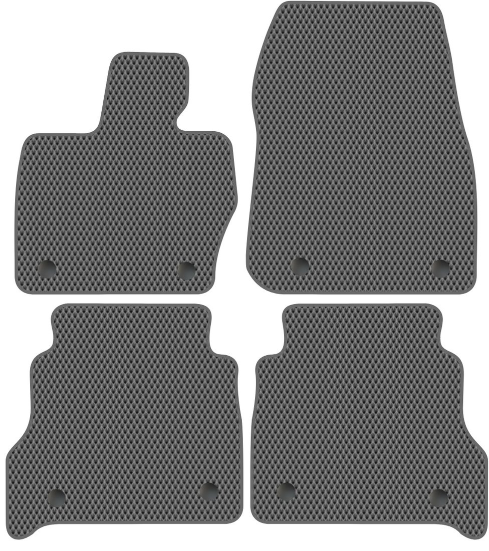 

Комплект ковриков для авто Alicosta Land Rover Range Rover P530 Autobiography V (suv / P530, D350 (Short)) 2021 - Н.В. (серый, ромб)