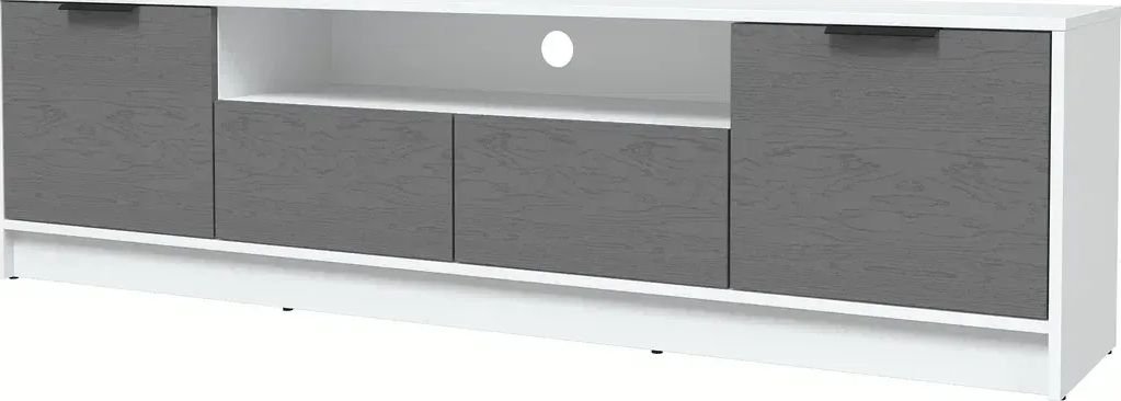 

Тумба Интерлиния ТВ Концепт КТ-ТВ4-50 Глосс (белый платинум/дуб серый)
