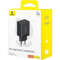 Сетевое зарядное Baseus Cube Fast Charger C+U 30W P10111404113-00