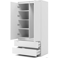 Шкаф распашной MyStar Сноули 900 ИВ-121.06.00 (белый)