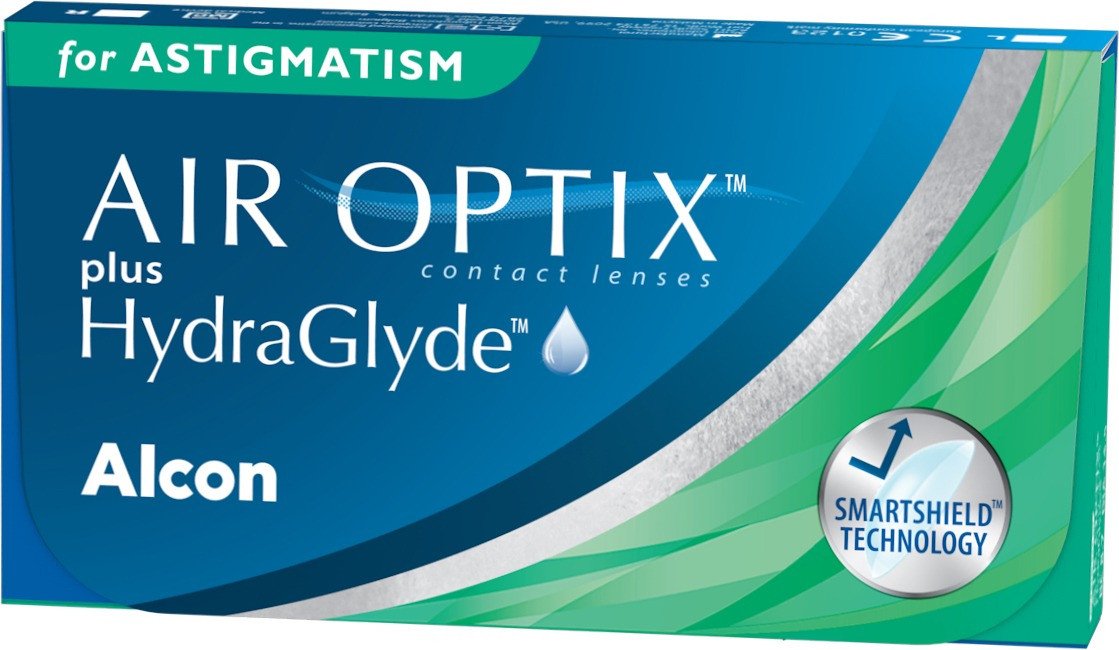 

Контактные линзы Alcon Air Optix Plus For Astigmatism Hydraglyde cyl-2.25 ax180 -3.50 дптр 8.7 мм