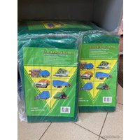 Тент GreenTerra Тарпаулин 10x15 (зеленый/серебро)