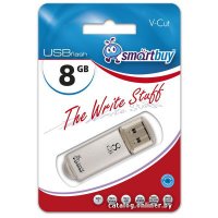 USB Flash SmartBuy V-Cut 8Gb Silver