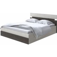 Кровать PROxSON Milton с ПМ 120x190 (дуб шамони светлый 124/дуб кантербери)