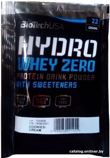 Протеин сывороточный (гидролизат) BioTech USA Hydro Whey Zero (шоколад, 454 г)
