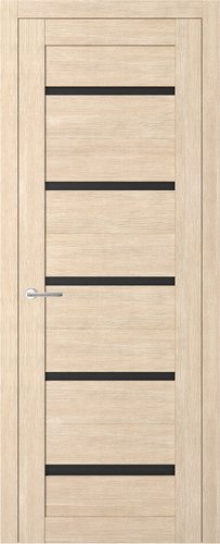 Межкомнатная дверь Favorite FV-02 90x200 (капучино, стекло графит)