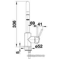 Смеситель Blanco Mida-S Silgranit (черный)