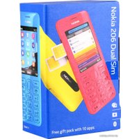 Кнопочный телефон Nokia Asha 206 Dual SIM