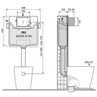 Инсталляция для унитаза OLI OLI120 Plus механика