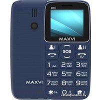 Кнопочный телефон Maxvi B110 (синий)