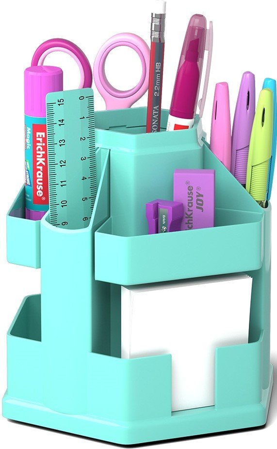 

Настольный набор Erich Krause Office Pastel Mint 53682 мятный (12 предм)