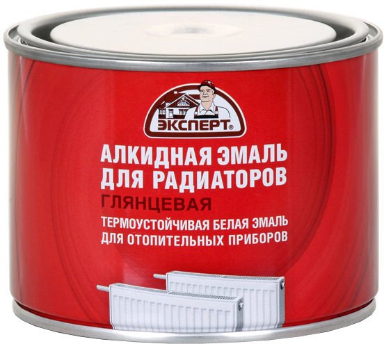 

Эмаль Эксперт Алкидная для радиаторов 0.5 кг (белый)