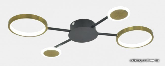 Припотолочная люстра Mirastyle SX-20540-48 BK+SGD