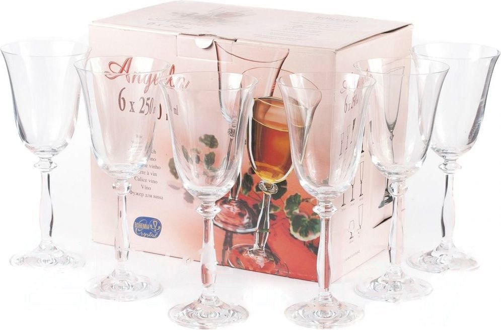 

Набор бокалов для вина Bohemia Crystal Angela 40600/opt/250