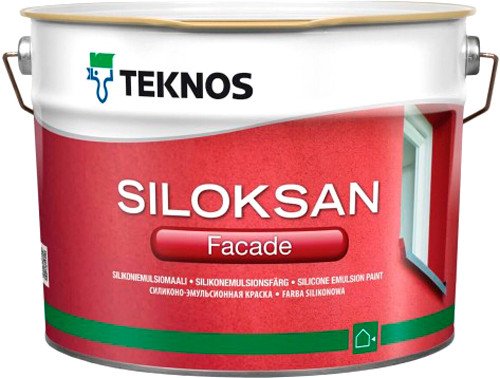 Краска Teknos Siloksan Facade Base 3 9л (глубокоматовый)