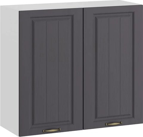 

Шкаф навесной Трия Лина 1ВВ8 с двумя дверьми (белый/графит)