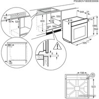 Электрический духовой шкаф Electrolux OEF3H50X