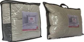 Одеяло Mio Tesoro Лен 4сМТ14л 140x205 + Подушка для сна 4сМТ05л 50x70