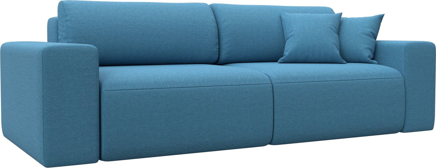 

Диван Лига диванов Лига-036 НПБ Классик 124721 (рогожка амур голубой)