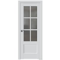 Межкомнатная дверь ProfilDoors 103U L 70x200 (аляска, стекло графит)