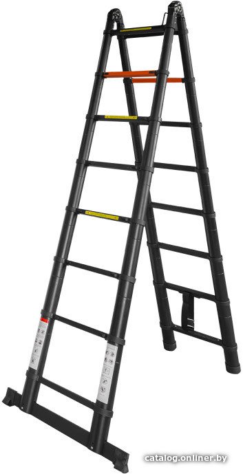Лестница-трансформер RockForce RF-UP250-M (2x8 ступеней)