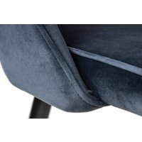Стул Mio Tesoro Селеста (темно-синий/черный)