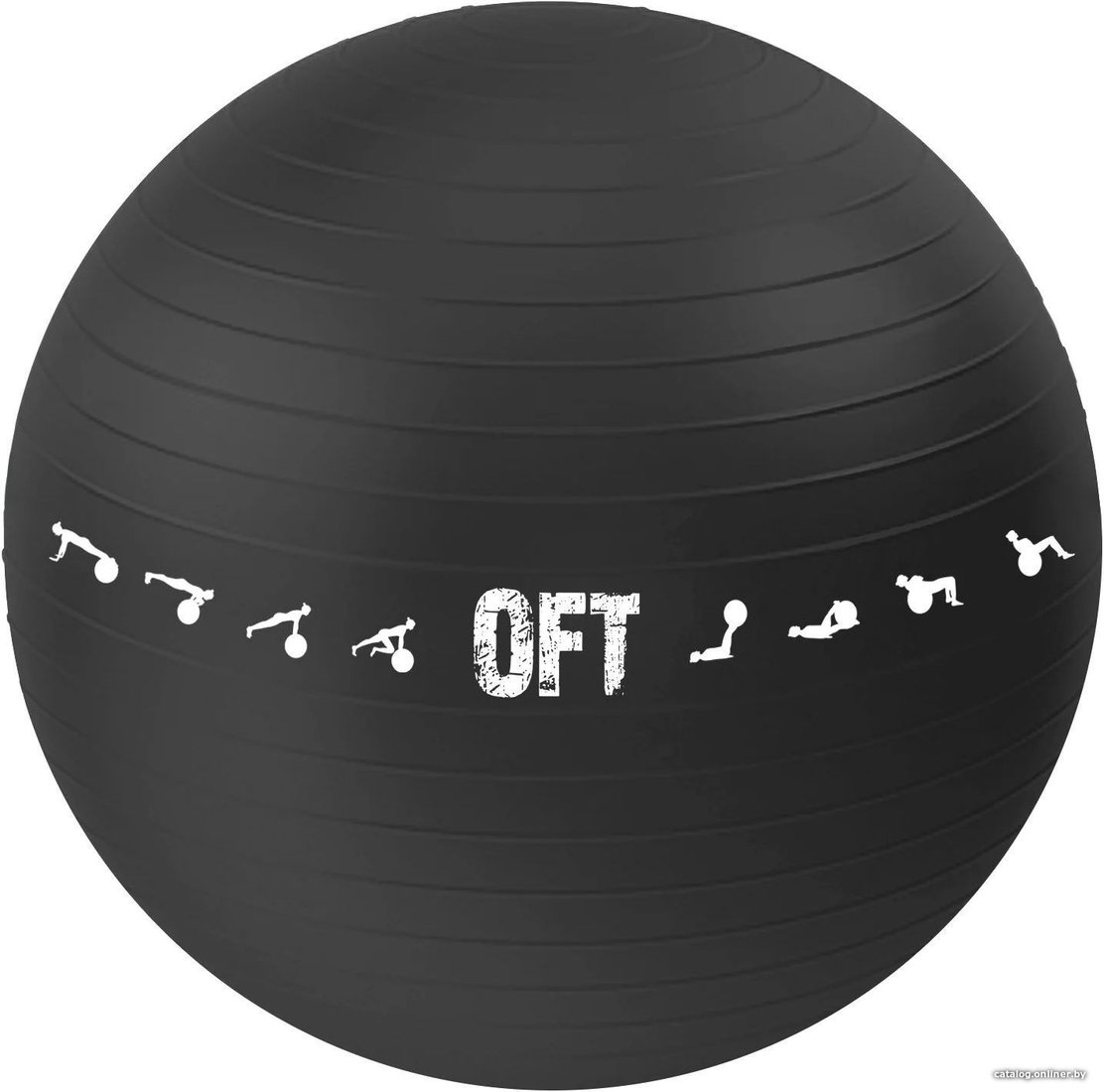 Гимнастический мяч Original FitTools FT-GBPRO-75BK