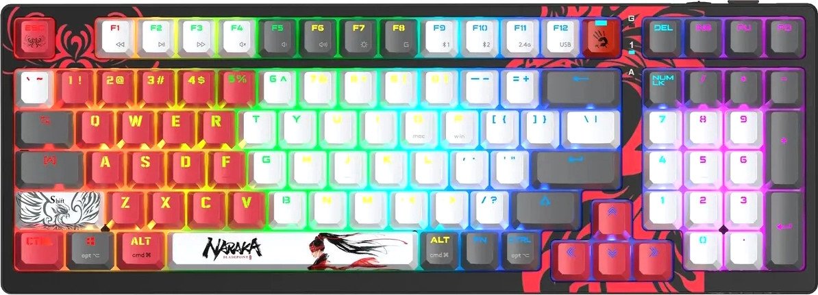 Клавиатура A4Tech Bloody WS98 Naraka (Bloody BLMS Red Plus)