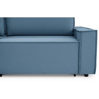 Угловой диван Mio Tesoro Дюссельдорф 293 1.5ек-1.5пф (1175 Savanna Plus Blue)