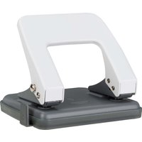 Дырокол Deli Start 0102 20 листов (белый/серый)