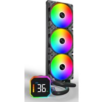 Система жидкостного охлаждения для процессора Montech HyperFlow Digital 360 (черный) в Орше