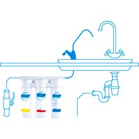 Стационарная система "под мойкой" АКВАФОР Трио Норма Умягчающий