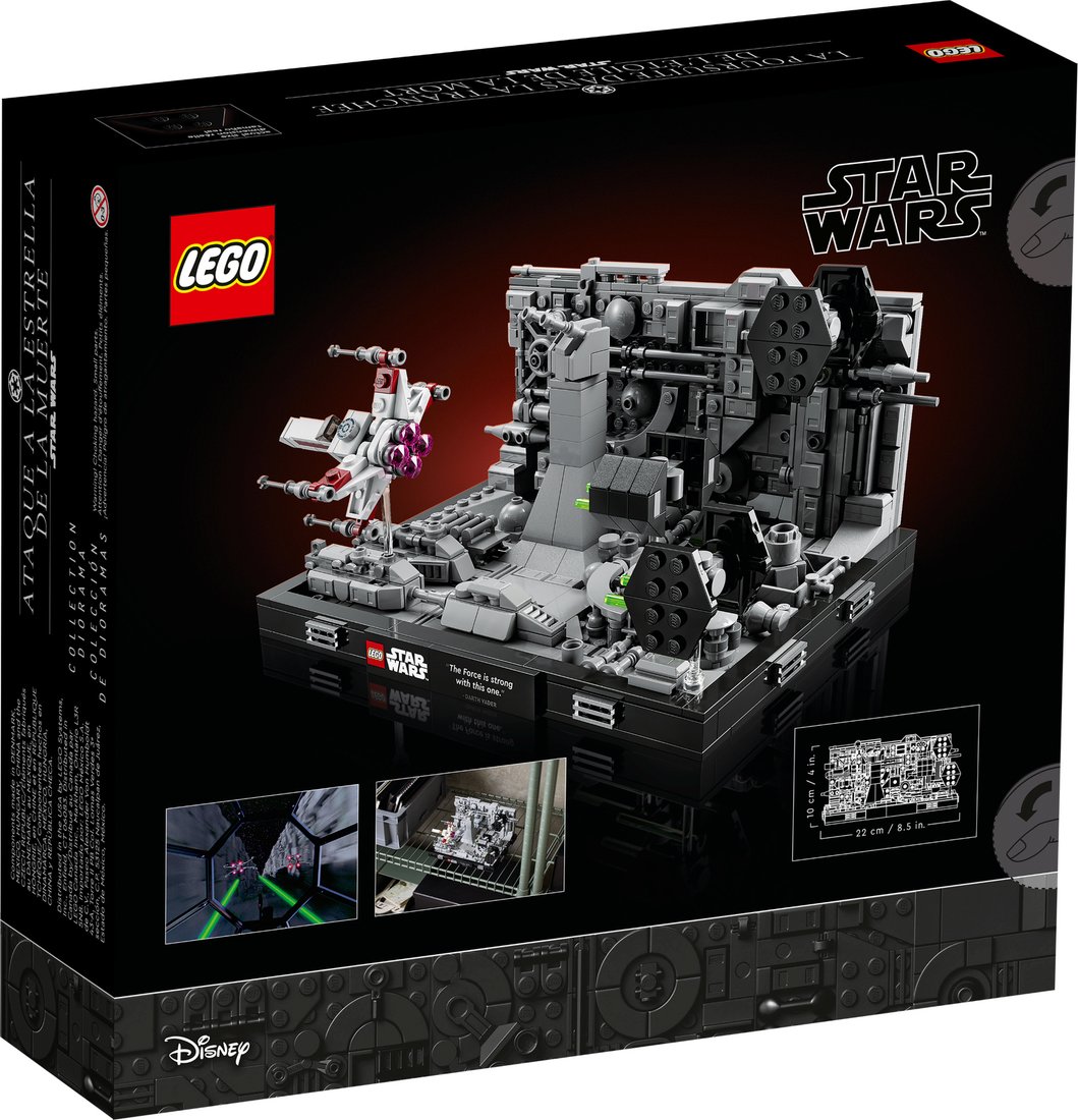 

Конструктор LEGO Star Wars 75329 Диорама Бег по траншеям Звезды Смерти